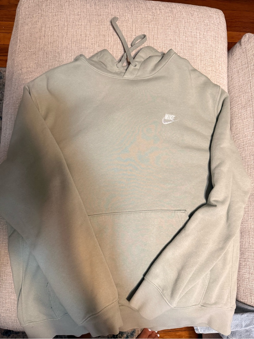 🔥🔥BACK TO SCHOOL SALE🔥🔥🔥Nike Sage Green Pullover Hoodie with Small White Logo